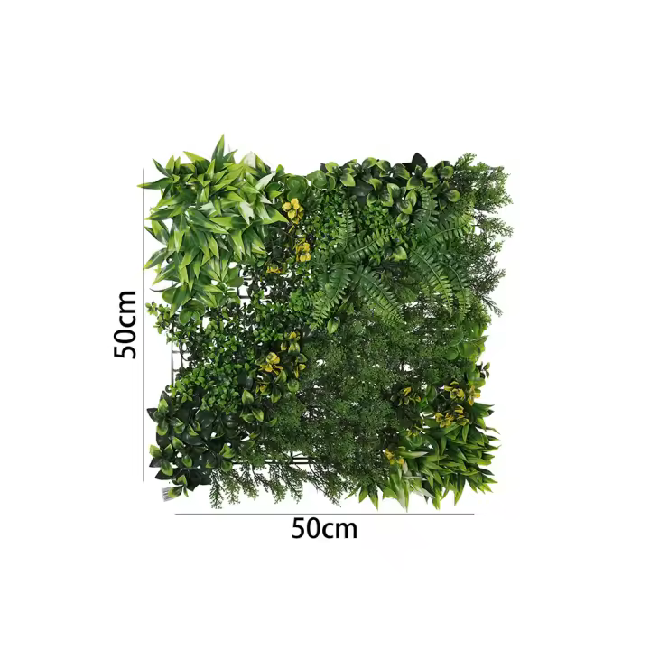 Poenia Arte Floral - Jardín Vertical Artificial 50cm*50cm - REF 631086 - Decoración Duradera - 1