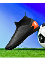 Nuevos Zapatos De Fútbol Para Hombres Entrenamiento Profesional Antideslizantes Para Campo Artificial Botas De Fútbol Con Tela Microfibra Antorcha Media Calf High Rubber Outsole - details 12