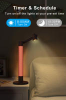 Lámpara De Escritorio Inteligente Tuya APP Protección Ocular Luz Nocturna LED Rotativa WiFi Lámpara De Lectura Para Mesa Y Cama - details 1