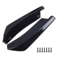 Spoiler De Fibra De Carbono Para Coche Universal Protección Contra Rasguños Difusor Splitter Delantero Y Trasero Extensión De Borde Lateral - details 5