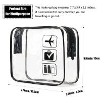 Bolsa de Cosméticos de viaje de 5 piezas subbotella de 7 piezas, unisex, Bolsa de Mano para Aeropuerto y Aerolínea, para satisfacer todas sus necesidades de viaje. - details 1