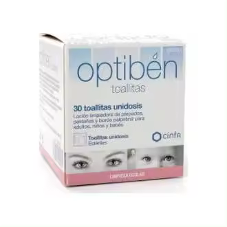 Optiben Toallita Con Loción Limpiadora Higiene, 30 Uds - 1