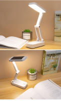 Lámpara De Escritorio Plegable Solar Y USB Recargable Protección Ocular Para Lectura Luz Nocturna Dimmerable Para Cama - details 15