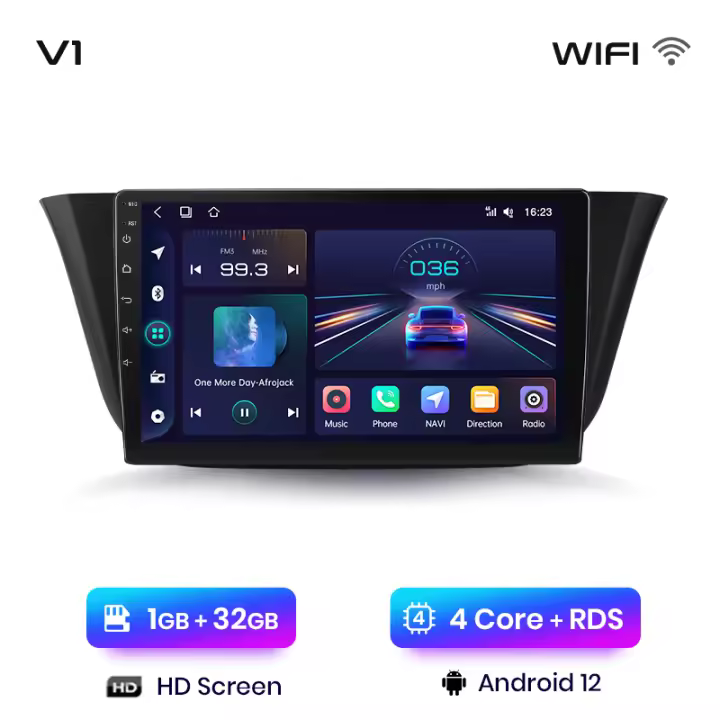 Junsun Radio Coche para Iveco Daily 2014 2015 2016 2017 2018 2019 2020 2021 Inalámbrico CarPlay Android Auto AI Voice 2 din Pantalla Coche Android Auto Multimedia Navegación GPS Auto radio - 1