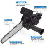 Adaptador Eléctrico Portátil Para Motosierra De 6 Pulgadas Kit De Conversión DIY Para Carpintería Podar Y Cortar Herramienta De Jardín Reparación Doméstica - details 2