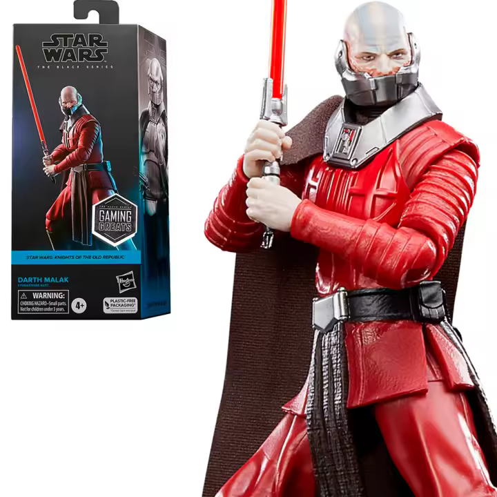 Hasbro  DArth Malak Knights of the Old Republic Gaming Greats  Black Series   Figura Star Wars - 1