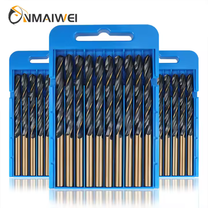 M2 10PCS Brocas De Giro 1-13mm Alta Resistencia Para Acero Inoxidable Broca Redonda Para Metal Broca De Aluminio Para Trabajar Con Metal - 1