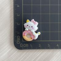 10Pcs Cabos De Resina De Gato Con Diseño De Pastel Lindo Y Nuevos Para Manualidades De Scrapbooking Y Joyería DIY Accesorios De Decoración - details 8