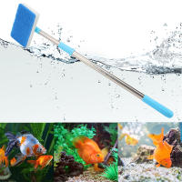 Cepillo De Limpieza Para Acuario Con Mango Largo Y Pincel Doble Cara Ajustable De 180° Limpiador De Algas Para Ventanas Y Vidrio - details 6