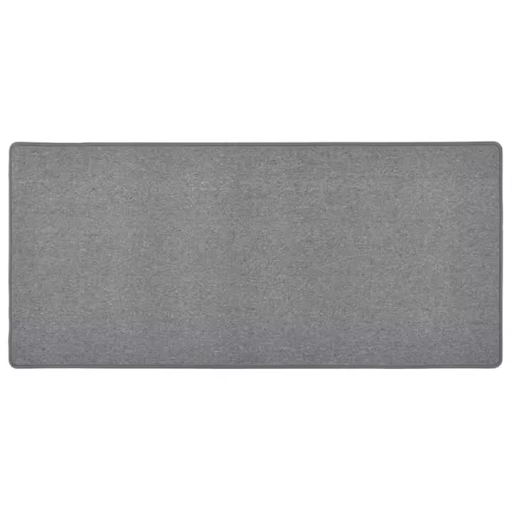 vidaXL Alfombra de pasillo gris oscuro 50x100 cm - 1