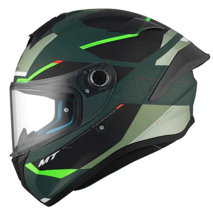 Casco de Moto Integral MT Helmets Targo S Kay C6 Verde Mate - 1