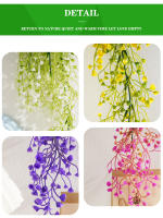 Plantas Artificiales Verdes 83cm Flores Falsas Vínculo Hiedra Uso En Jardín Decoración De Pared Para Fiestas Y Hogar - details 5