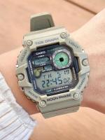 Reloj deportivo hombre Casio WS-1700H-5AV Gráfico de Mareas Fases Lunares 48.6mm 100m WR 10 años batería - details 2