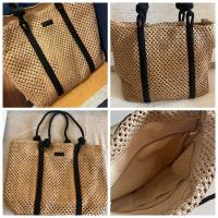 Bolso De Hombro Elegante Para Mujer En Paja Tejida Bolso De Playa De Verano Bolso De Compras Casual Con Manija Top Y Correa De Hombro Estilo Bohemio - details 0