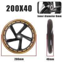Ruedas De Patinete Para Adultos 200mm Con Rodamientos ABEC 7 Ruedas Sólidas De Repuesto Para Patinete Razor Y Patinete De Pies - details 5