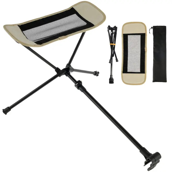 Silla De Camping WESTTUNE Universal Con Soporte De Pies Plegable Y Ajustable Ligera Para Exterior Pesca Playa Senderismo - 1