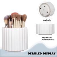 Soporte Giratorio De Maquillaje 360 Con 8 Slots Organizador De Pincel Removible Almacenamiento De Cosméticos Y Porta Bolígrafo - details 4