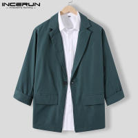 Incernun Chaqueta De Hombre Estilo Coreano 2024 Moda Casual Manga Larga Suelta Ajustada Talla S-5XL Ropa De Calle Unisex - details 8