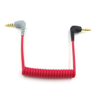 Adaptador De Cable TRS a TRRS De 3.5mm Con Resorte Para RODE Videomic Pro+ / VideoMic GO Accesorio De Micrófono Alloet - details 3