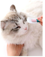 Herramientas De Limpieza Y Cuidado Para Mascotas Gato Cepillo Suave Para Ojos Eliminador De Manchas De Lágrimas Accesorios Para Gatos Suministros De Peluquería Para Mascotas - details 1