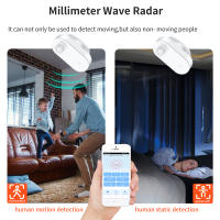 Sensor De Movimiento Y Presencia Humana Tuya Zigbee Con Detección PIR Y Luz Medidor Operado Por Batería Soporte Zigbee2mqtt Assistant Para El Hogar - details 2