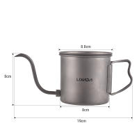 Cafetera De Titanio Para Camping Y Viajes 650ml/550ml/400ml Kettle De Pueyo Para Café Té Agua Con Estilo De Pato Adecuada Para 2 Usuarias - details 21