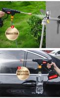 Pistola de lavado de alta presión inalámbrica para coche, 60 bar, 21 V, 500 W, pistola de agua eléctrica, para el hogar - details 5