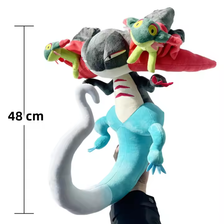 Muñeco De Peluche Dragapult Tamaño Grande 48cm Dreepy Drakloak Evolución Aircraft Dragon Decoración De Habitación Regalos Para Todas Las Edades - 1