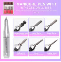 Máquina De Uñas Eléctrica Recargable 45000RPM Profesional Para Esmaltes De Gel Y Manicura Portátil Herramienta De Archivo De Uñas - details 6