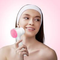 BIT Cepillo facial: cepillo de limpieza facial manual y cepillo facial doble manual de limpieza de poros para pieles sensibles, delicadas y secas (rosa) - details 2