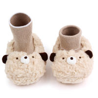 Zapatillas De Otoño-Invierno Para Bebés Con Diseño De Oso Y Oveja Niños Y Niñas Calf Sintética Antideslizante Cómodo Para 0-18 Meses - details 14