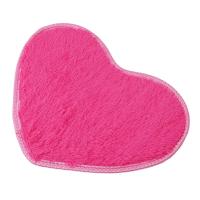Alfombra De Piso En Forma De Corazón De Microfibra Suave Antideslizante 30x40cm Para Baño Dormitorio Sala De Estar Alfombras Decorativas Modernas - details 10