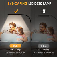 Lámpara De Escritorio LED USB Para Lectura Y Trabajo Luz Nocturna Para Dormitorio Estudio Oficina Con Soporte De Clip - details 6