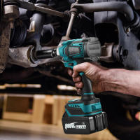 Llave de impacto eléctrica sin escobillas para reparación de automóviles, destornillador inalámbrico de 1/2 pulgadas, herramienta de bricolaje eléctrica para batería Makita de 18V, 1200N.m - details 1