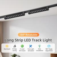 Iluminación De Pista LED Completa 110V 220V Luz De Techo Colgante Para Decoración De Sala De Estar Y Dormitorio Con Rail De Luces Spot - details 0