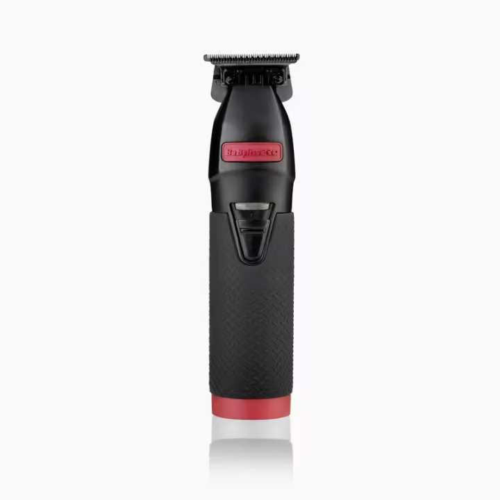 BabyLiss Pro Máquina Boost+ Black Matt SkeletonFX Trimmer - Máquina de Corte de Precisión Inalámbrica - Color Negro y Rojo - FX7870RBPE - Cortapelos Profesional - Cuchillas DLC en T de 40mm - 1