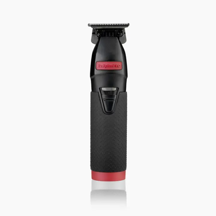 BabyLiss Pro Máquina Boost+ Black Matt SkeletonFX Trimmer - Máquina de Corte de Precisión Inalámbrica - Color Negro y Rojo - FX7870RBPE - Cortapelos Profesional - Cuchillas DLC en T de 40mm - 1