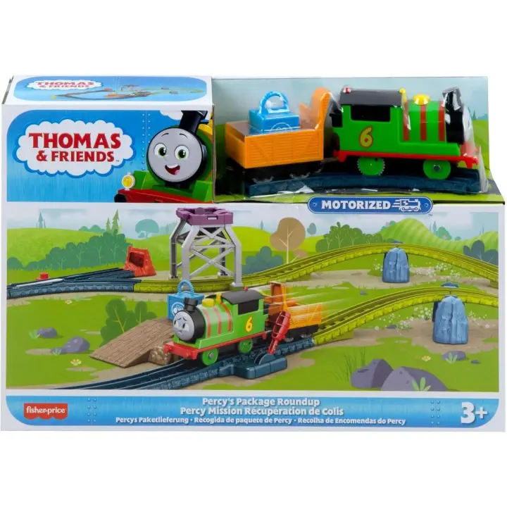 Thomas & Friends- Percys Fisher-Price Percy'S Package Roundup , recogida de paquete de Percy Mattel HGY80 - 1