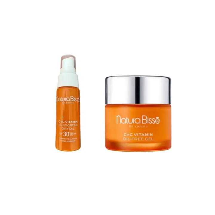C+C VITAMIN OIL-FREE GEL natura bisse Gel hidratante reafirmante todo tipo de piel 75ml + minitalla diferente de regalo - 1