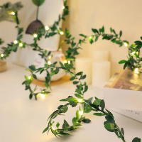 Cadena De Luces LED Verdes De Hierro Cuero Para Decoración De Boda Y Fiestas Cadena De Luces De Simulación De Guirnalda Con Flashing - details 4