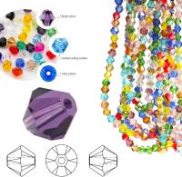 100PCS Bolas De Cristal Facetado 4MM Para Creación De Joyería Pulseras Collares Y Aretes DIY De Cuentas De Vidrio - details 1