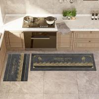 Alfombra No Esmerilada De Cocina Para Piso Absorbente Y Antideslizante Para Dormitorio Sala De Estar Entrada De Baño Decorativa De Pared Larga - details 4