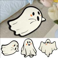 VIKAMA Alfombra De Halloween Con Diseño De Fantasma Encantador Alfombra Decorativa Para Dormitorio Y Baño Absorbente Antideslizante Para Piso - details 1