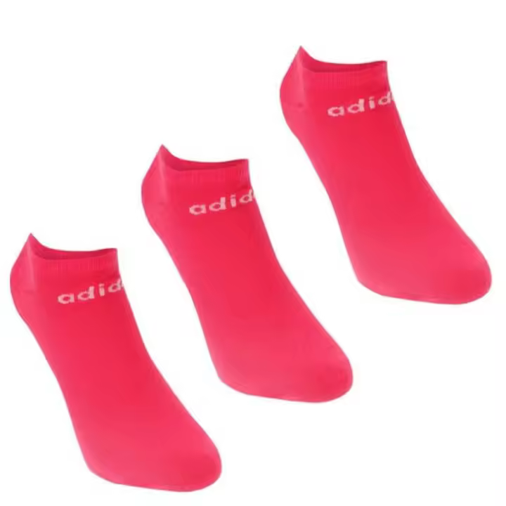 Calcetines adidas No Show Mujer Pack 3 Rosa - Elegir Talla - 1
