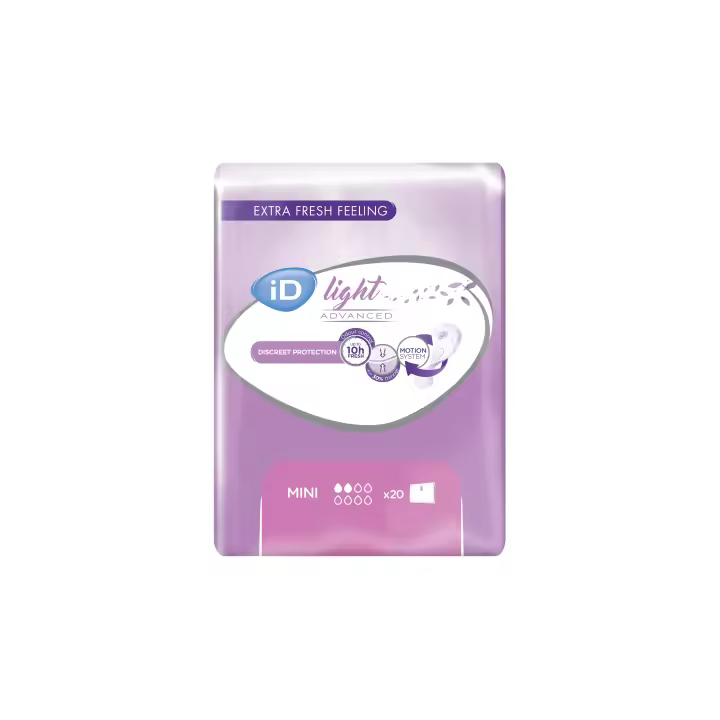 Serenity Compresas ID Light Advanced Mini 20 Unidades para Pérdidas de Orina - 1