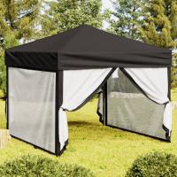 vidaXL Carpa para Fiestas Plegable con Paredes 3x3 m Cenador Color Antracita,  Taupé,  Azul y mas - details 5