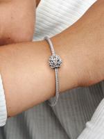 Pandora - Charm de Corazones-Plata de Leyes - details 1