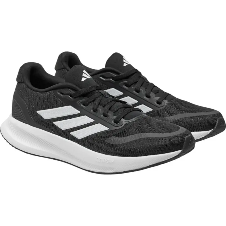Zapatillas Adidas Runfalcon 5 Negro Blancas Ih7759 Running Mujer - 1