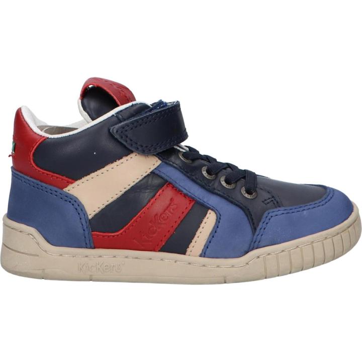 Kickers 878831-10 WINCKY 53 Blue Red MARI Boys' Sneakers made of ...