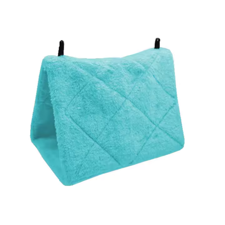 Caja De Encaje Para Pájaros En Invierno Con Hamaca De Peluche Acolchada Hogar Para Descanso Y Nidificación Accesorios Para Pájaros - 1